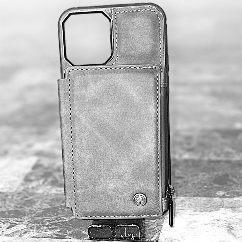 Premium Leather Phone Case - Brown iPhone. (12/12Pro) Model   (“🟤🟫🟤”)